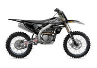 YAMAHA GRAPHICS KIT - RACE SPEC - GREY AND BLACK