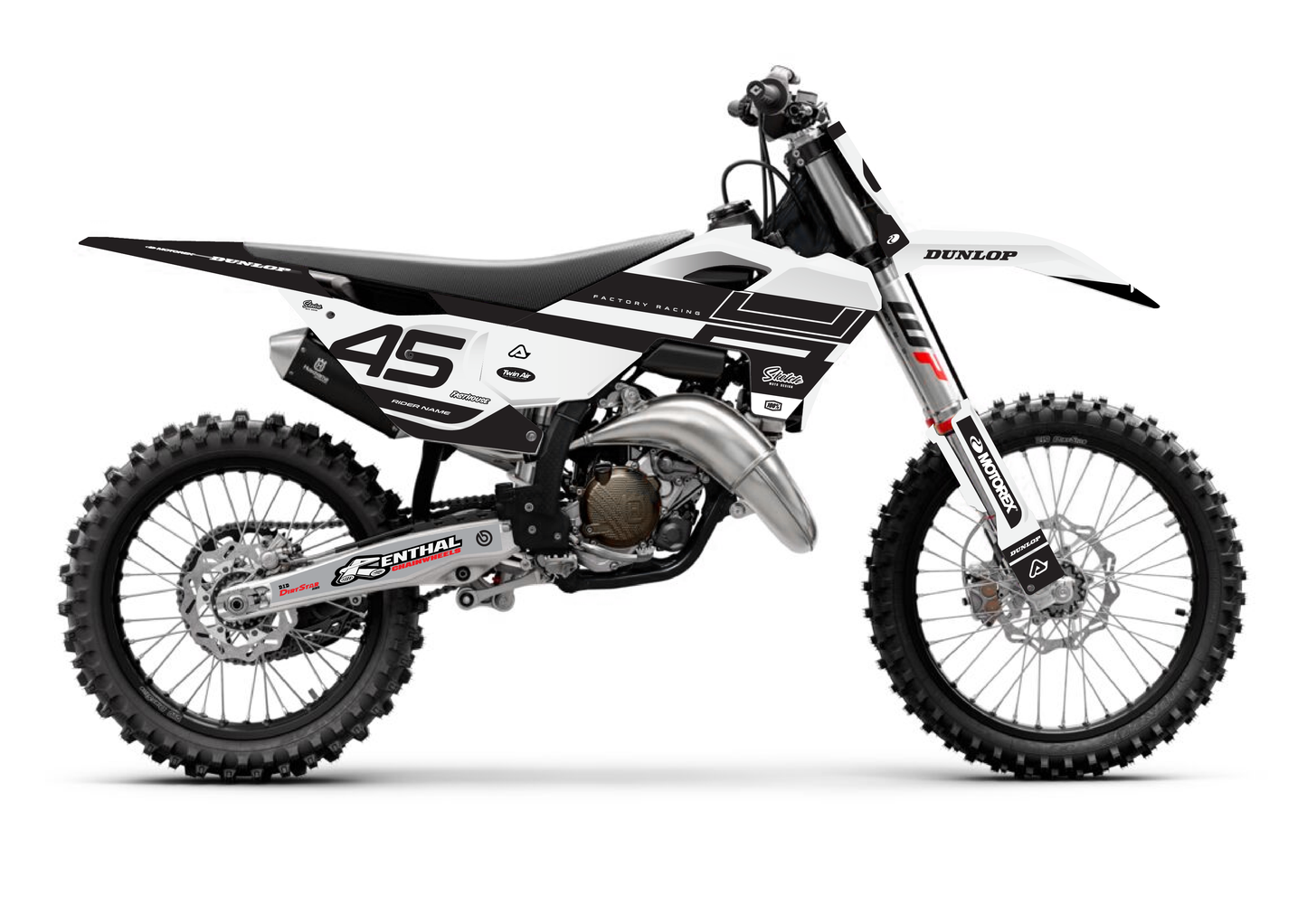 HUSQVARNA GRAPHICS KIT - VELOCITY - WHITE