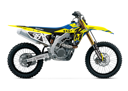 SUZUKI GRAPHICS KIT - MAYHEM - BLUE